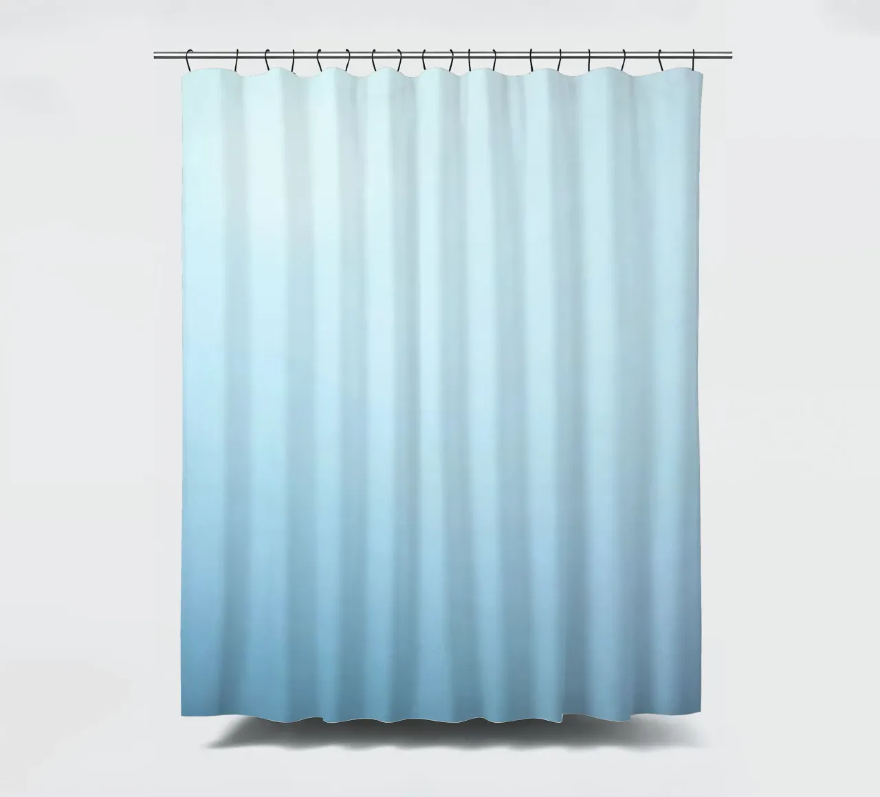 blauer Hintergrund mit weichen, beruhigenden Farbverläufen Duschvorhang von DesignDoodle