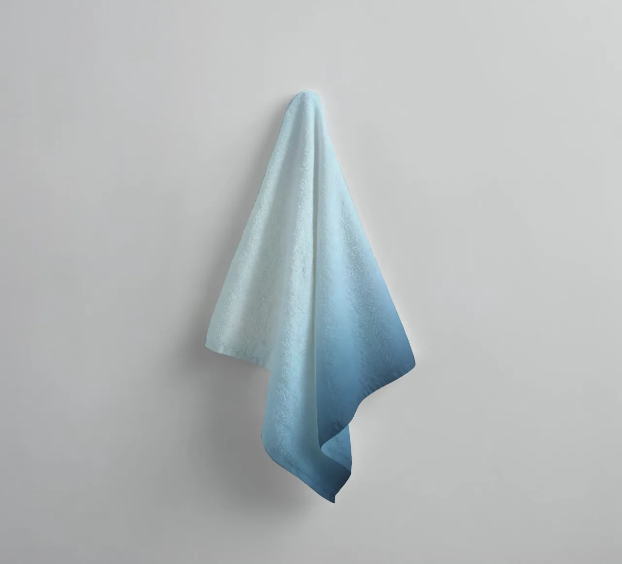 blue background featuring soft soothing gradients towel by DesignDoodle