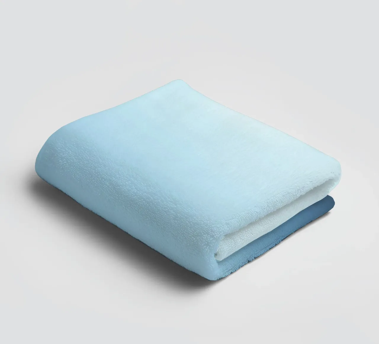 blue background featuring soft soothing gradients towel by DesignDoodle