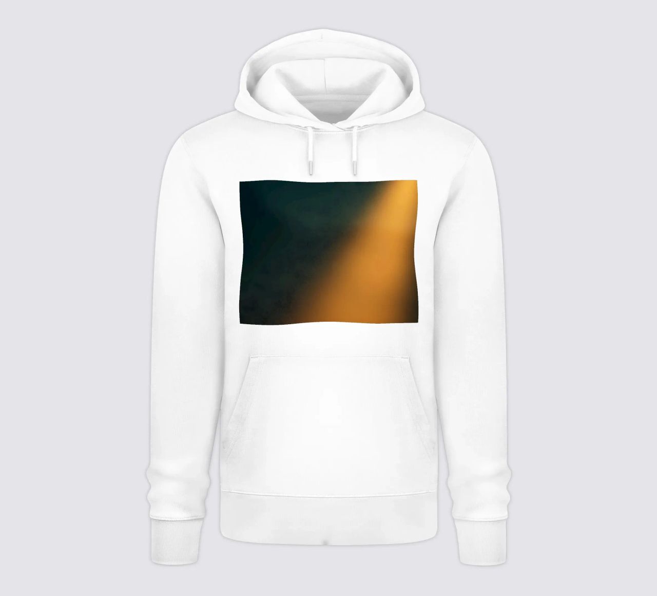Explore warm light beams illuminating the abstract backgroun felpa con cappuccio da DesignDoodle