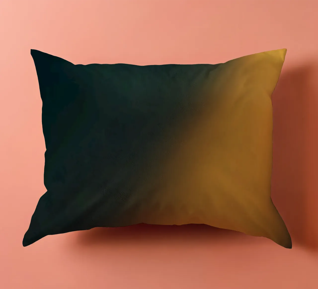 Explore warm light beams illuminating the abstract backgroun Kissen von DesignDoodle