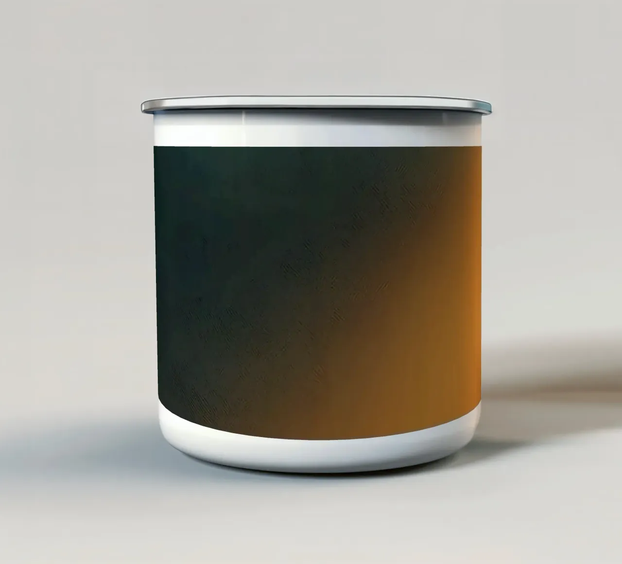 Explore warm light beams illuminating the abstract backgroun mug en émail de DesignDoodle