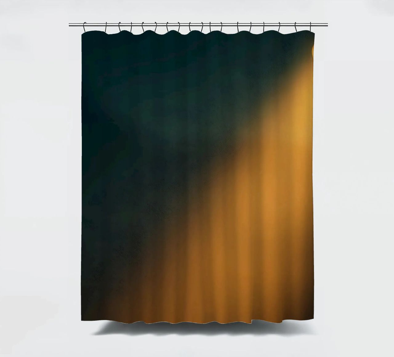 Explore warm light beams illuminating the abstract backgroun tenda da doccia da DesignDoodle