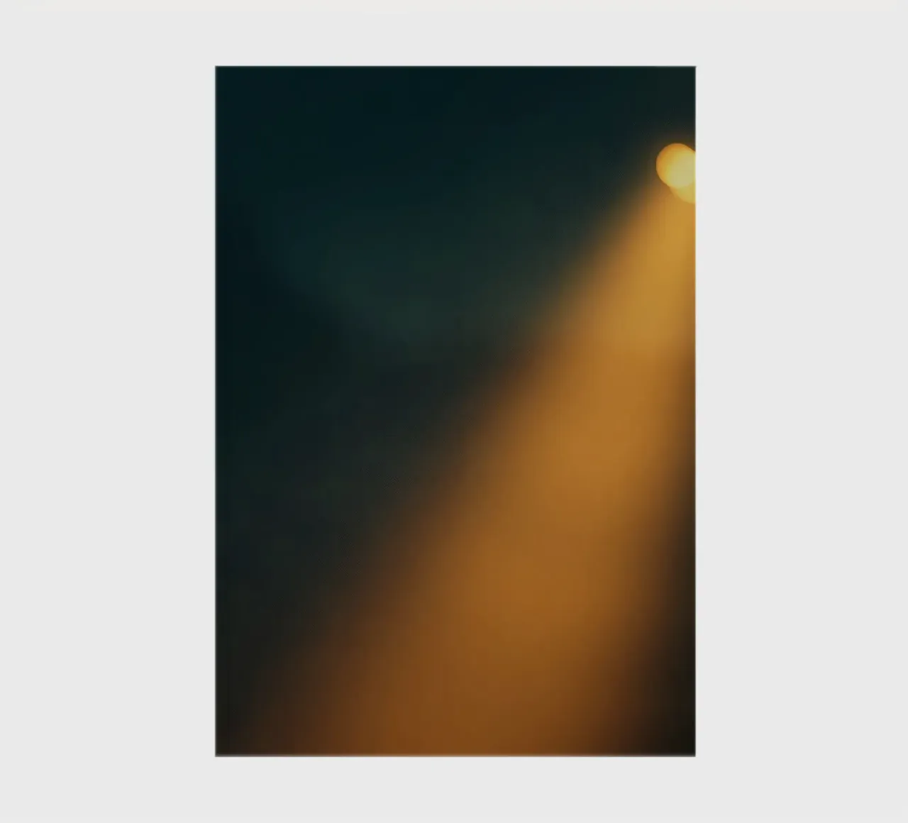 Explore warm light beams illuminating the abstract backgroun notebook by DesignDoodle