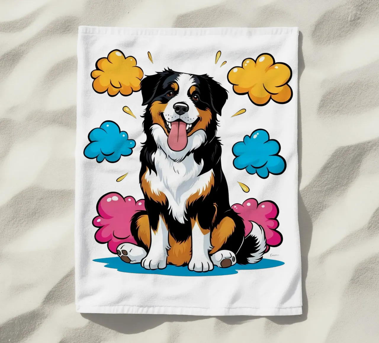 Sweet, sweetest, sweetest #51 beach towel by Yumis.Beargang.and.Me
