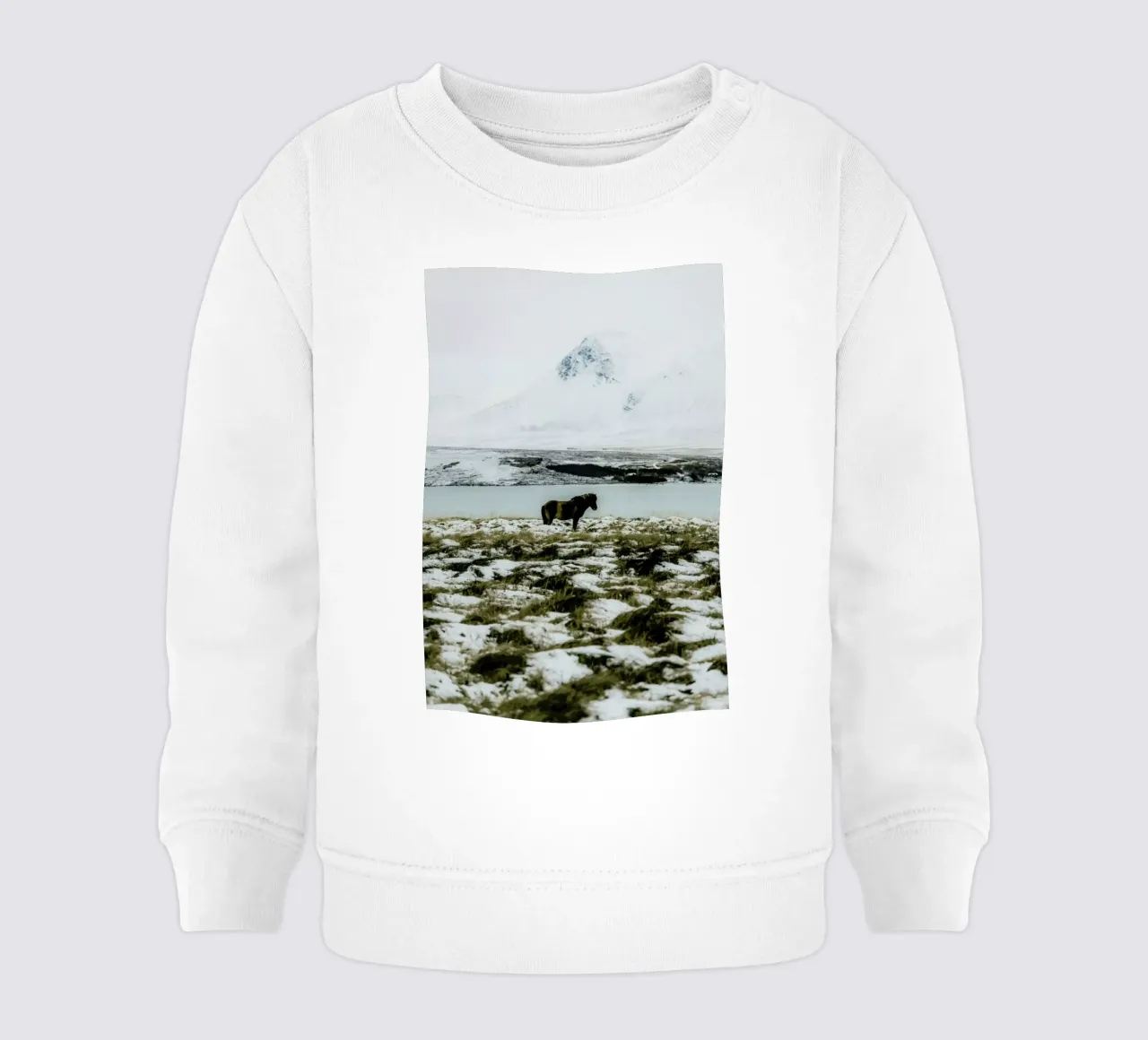 Born For The Cold felpa neonato da Natural Kingdom
