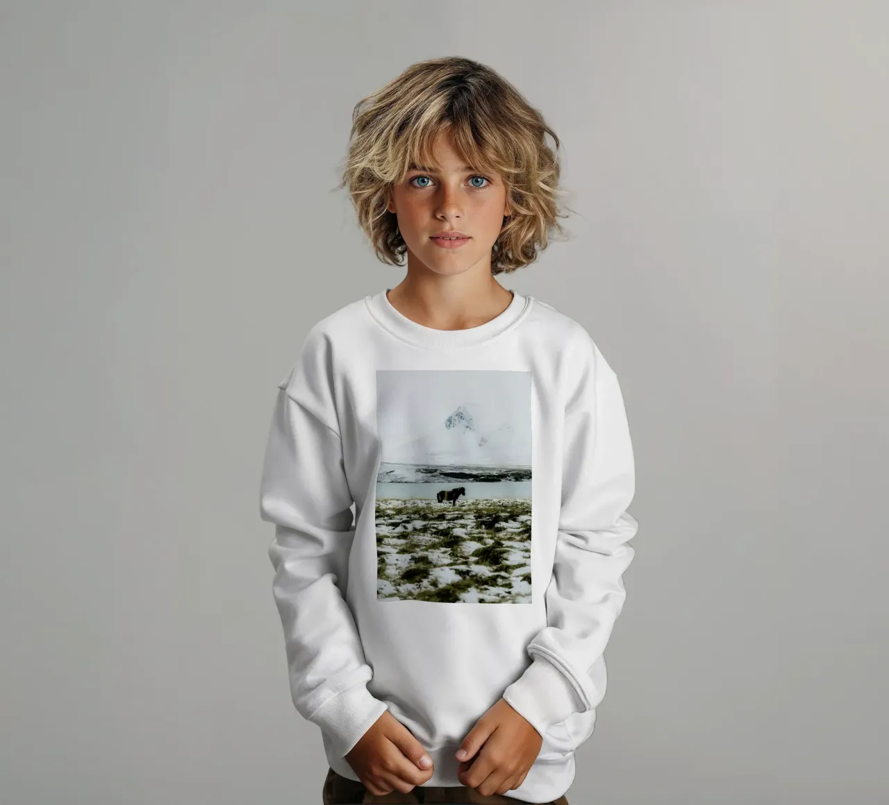 Born For The Cold felpa bambino da Natural Kingdom