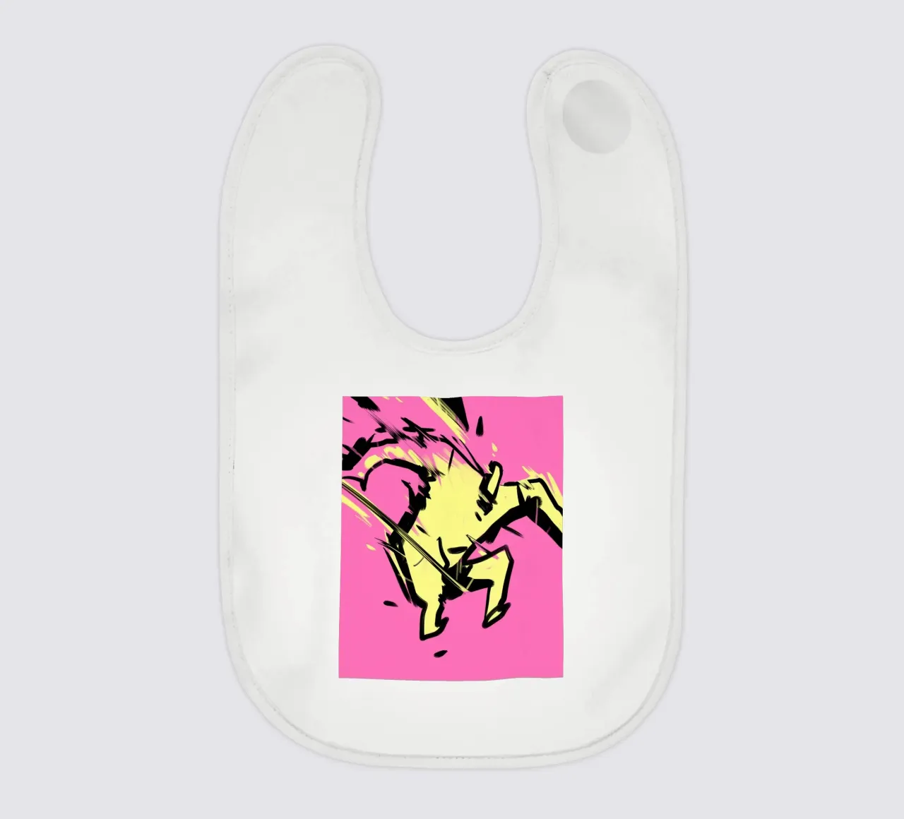 Springen Babylätzchen von Johannes Lott Illustration