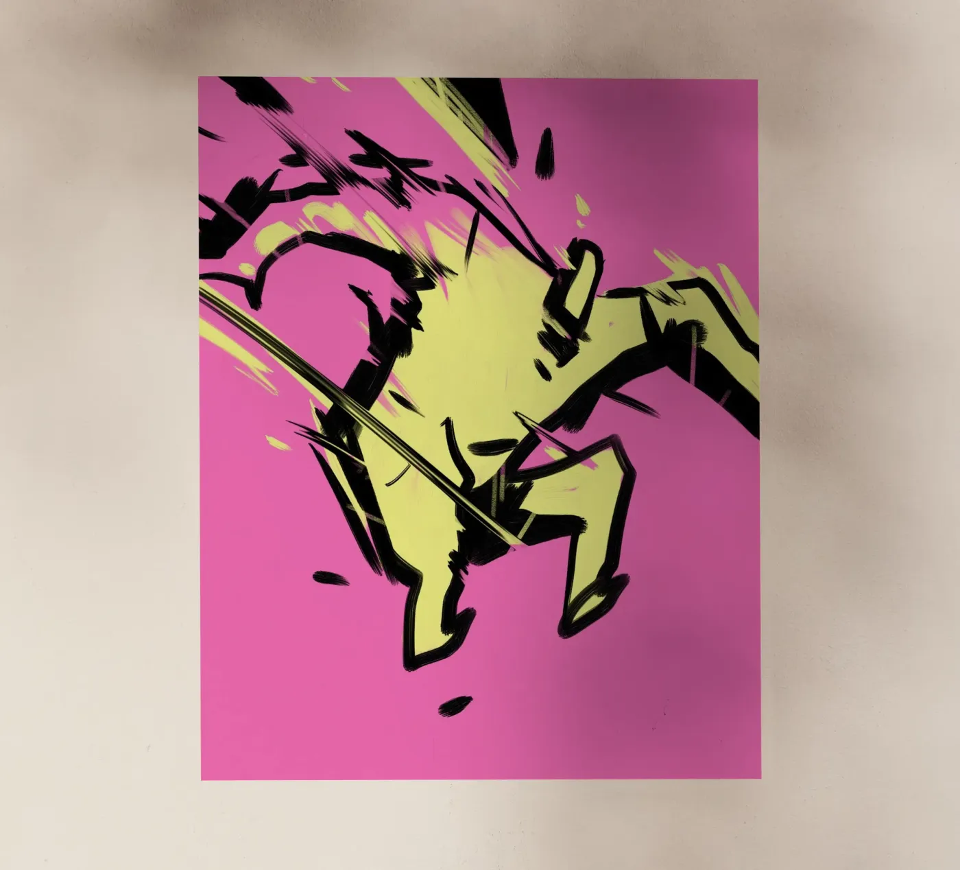 Springen backlit folie van Johannes Lott Illustration