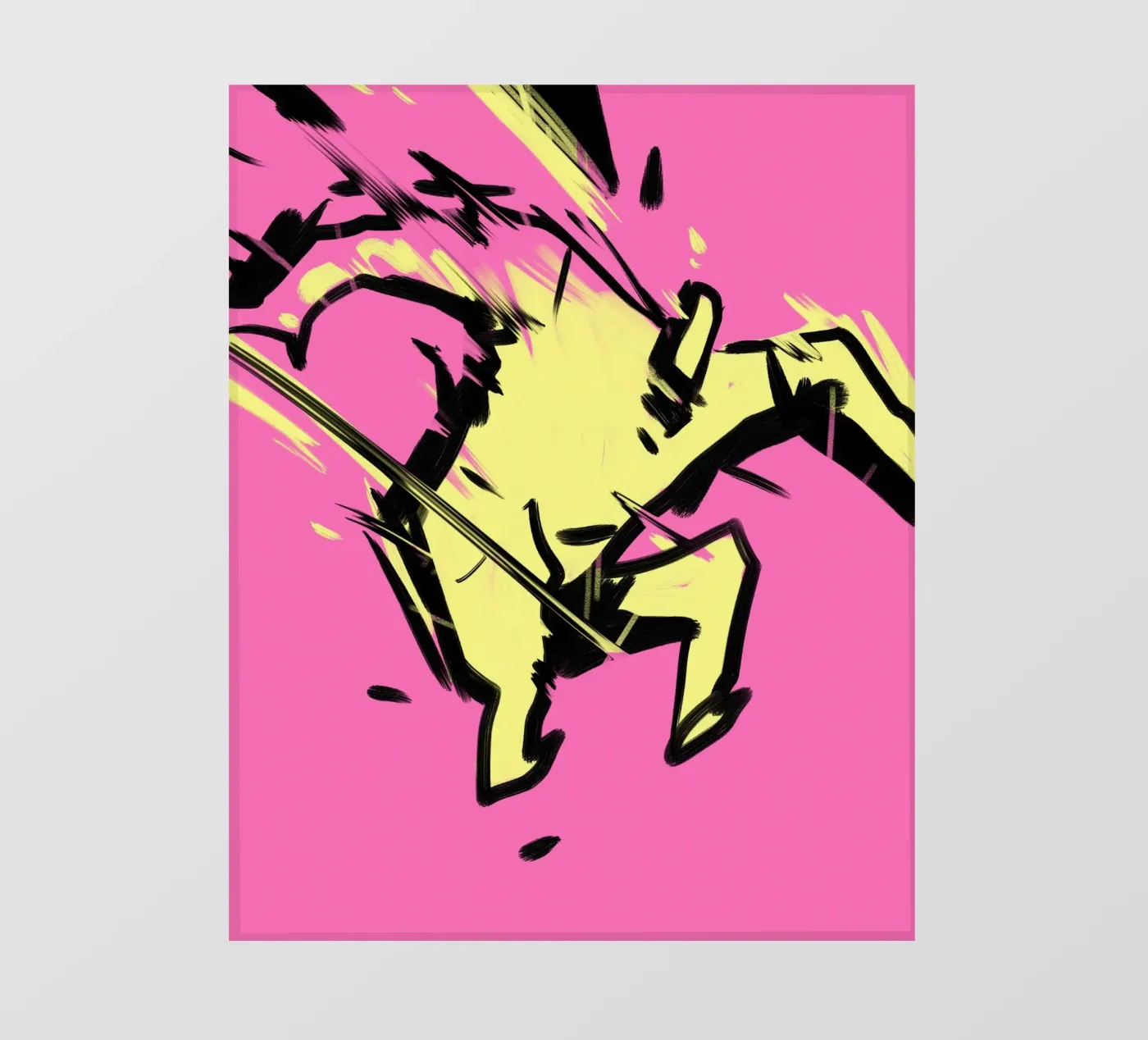 Springen backlit folie van Johannes Lott Illustration
