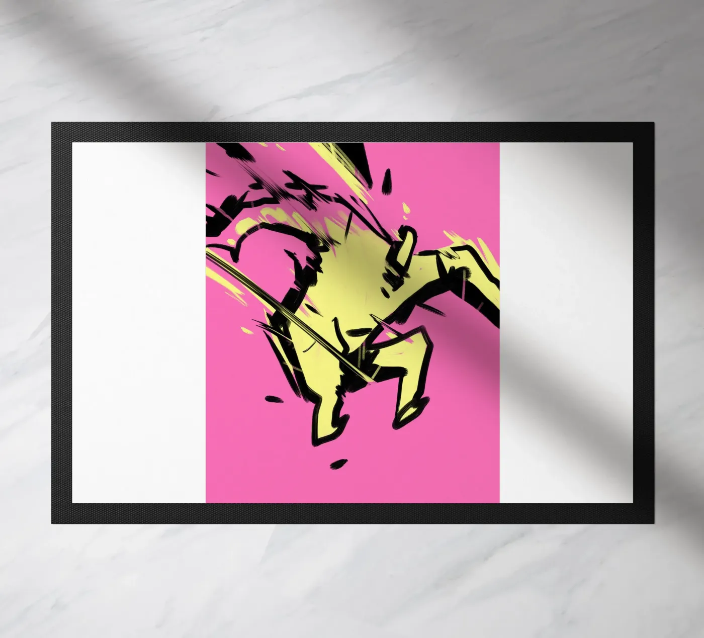 Jumping doormat by Johannes Lott Illustration