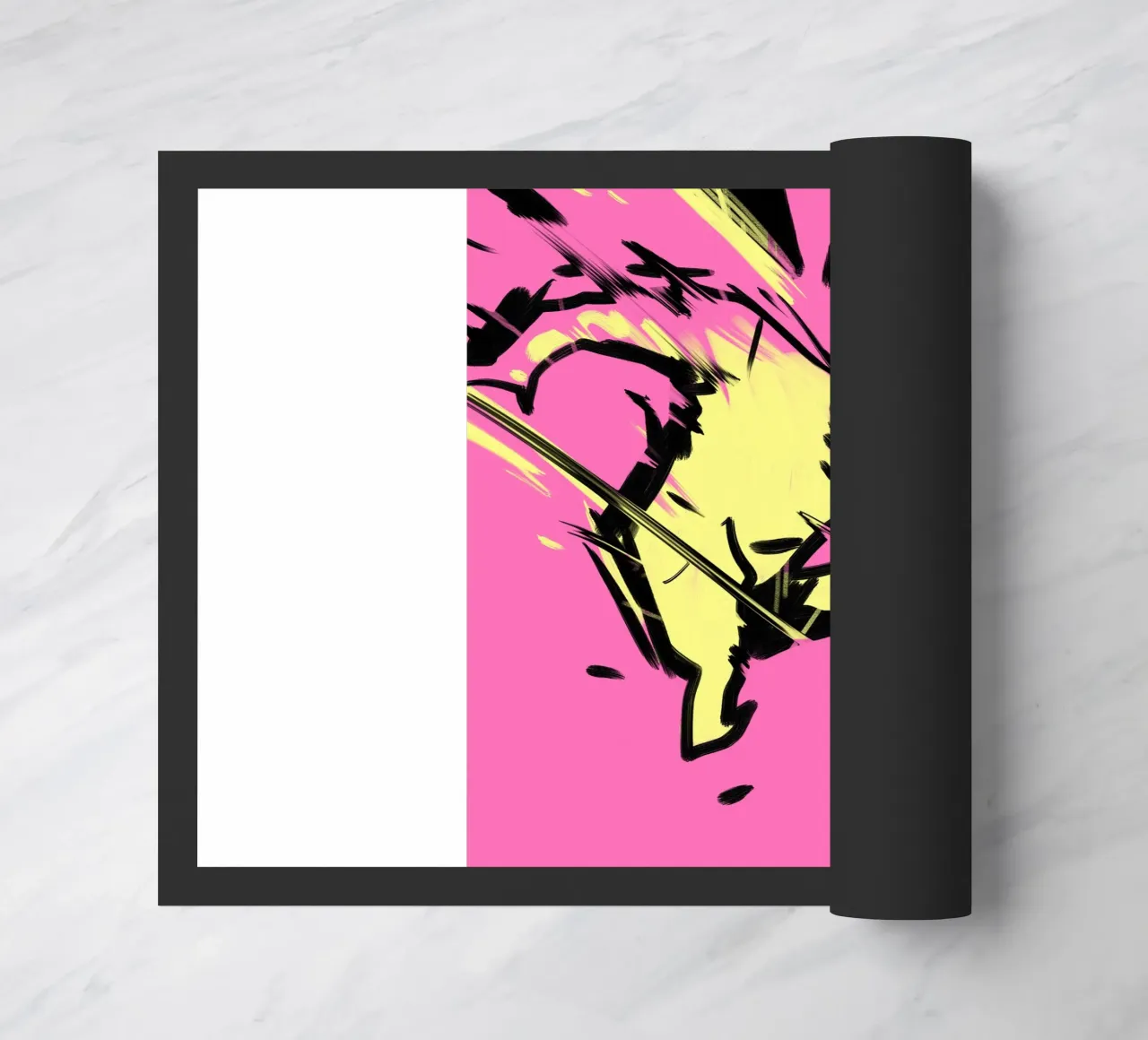 Jumping doormat by Johannes Lott Illustration