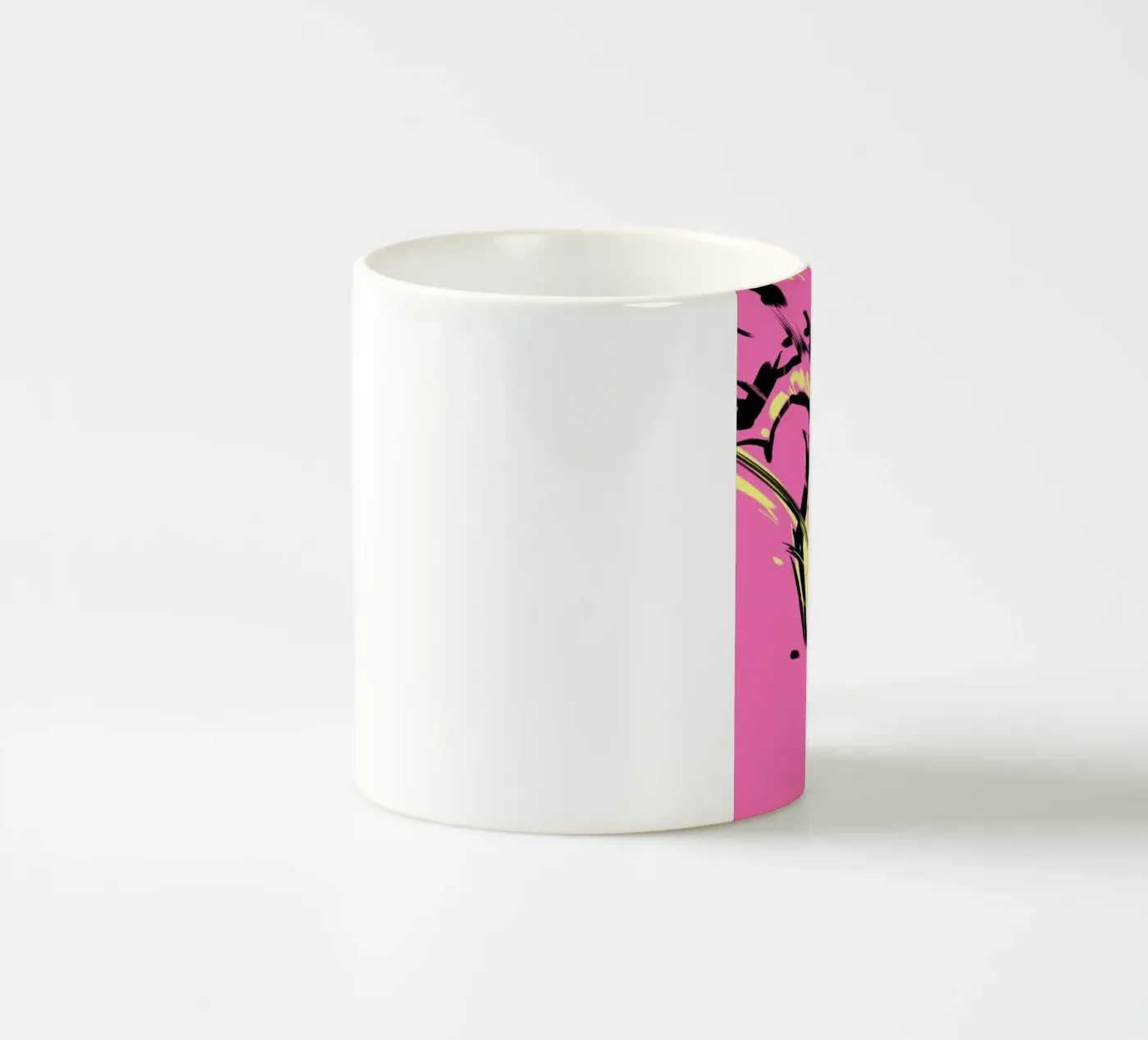 Jumping ceramic mug by Johannes Lott Illustration