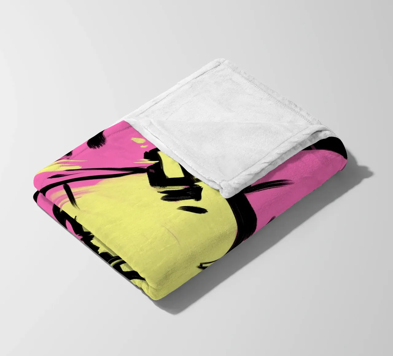Jumping fleece blanket by Johannes Lott Illustration