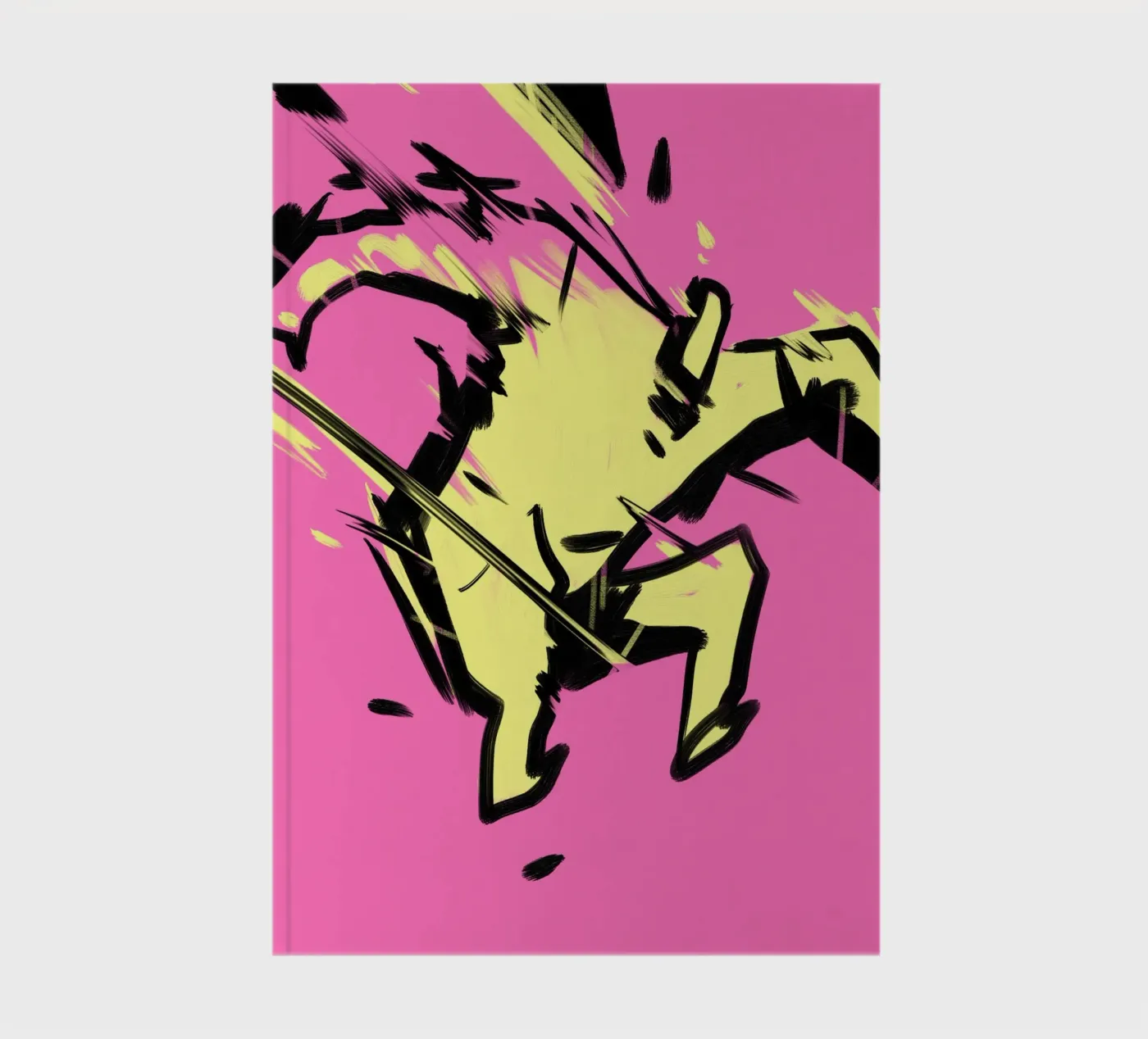 Jumping notebook by Johannes Lott Illustration
