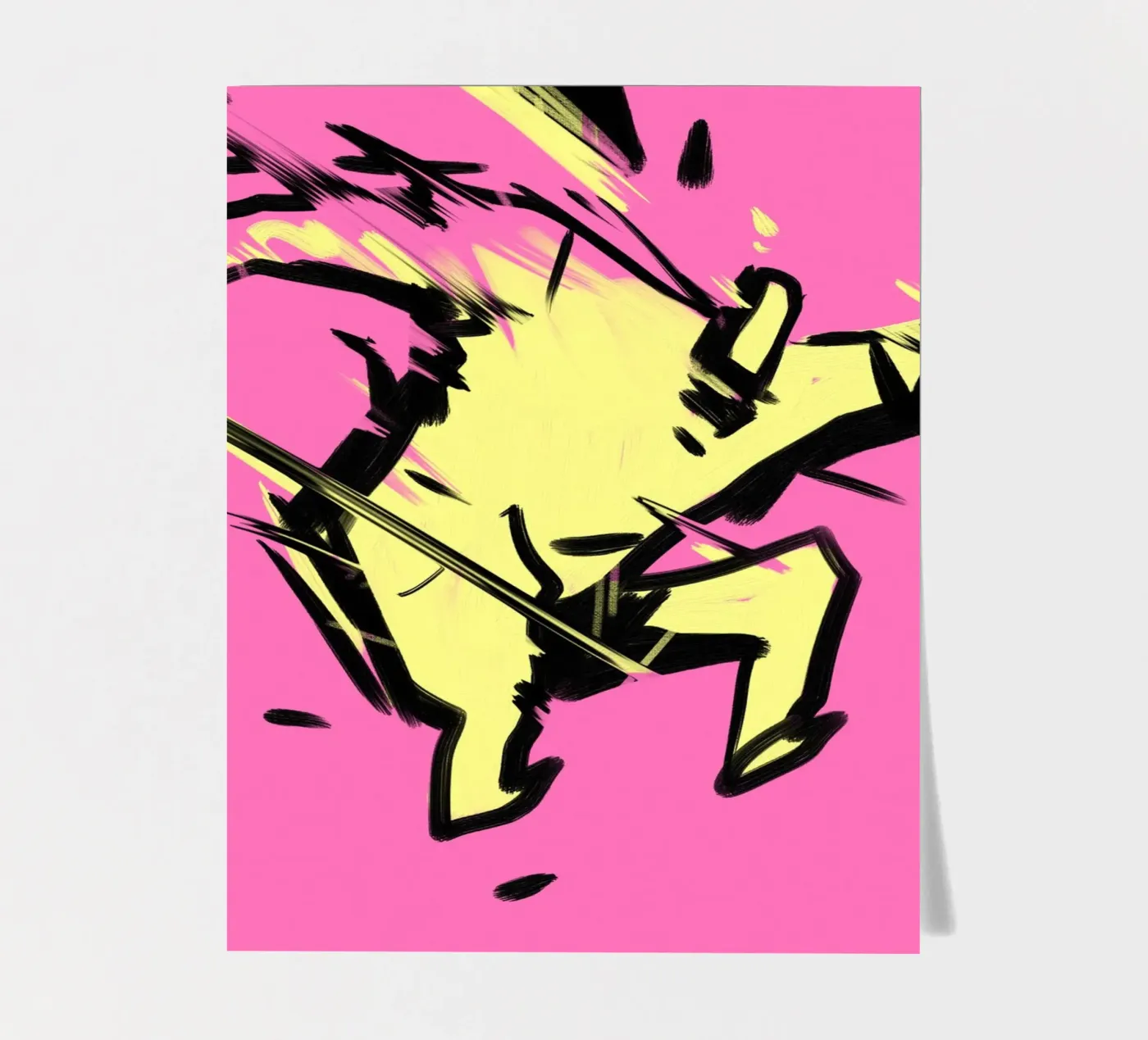 Jumping foglio adesivo da Johannes Lott Illustration