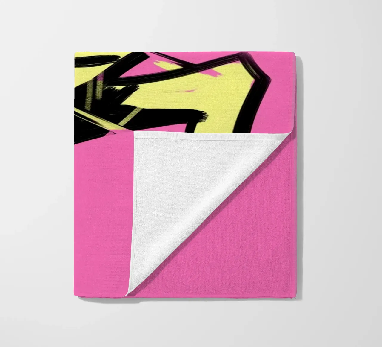 Jumping beach towel by Johannes Lott Illustration