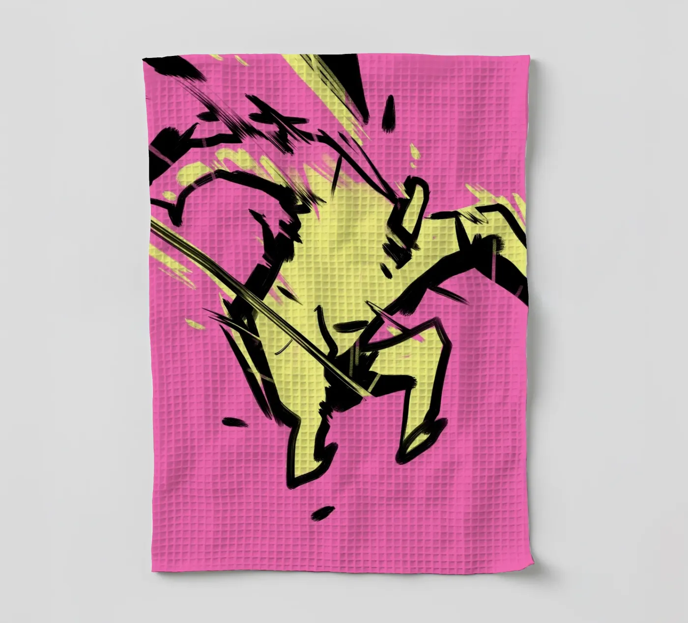 Springen Geschirrtuch von Johannes Lott Illustration