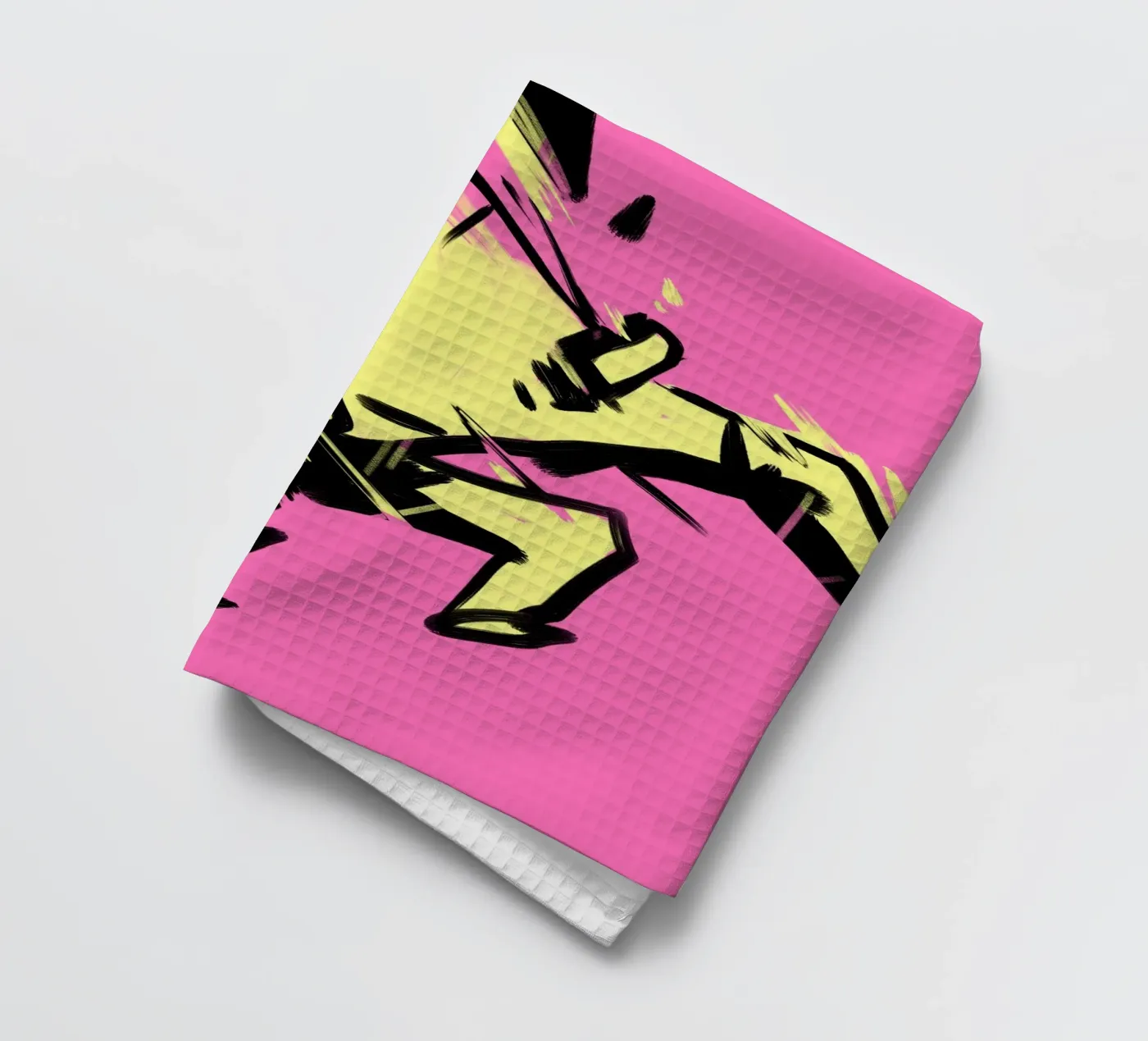 Springen Geschirrtuch von Johannes Lott Illustration