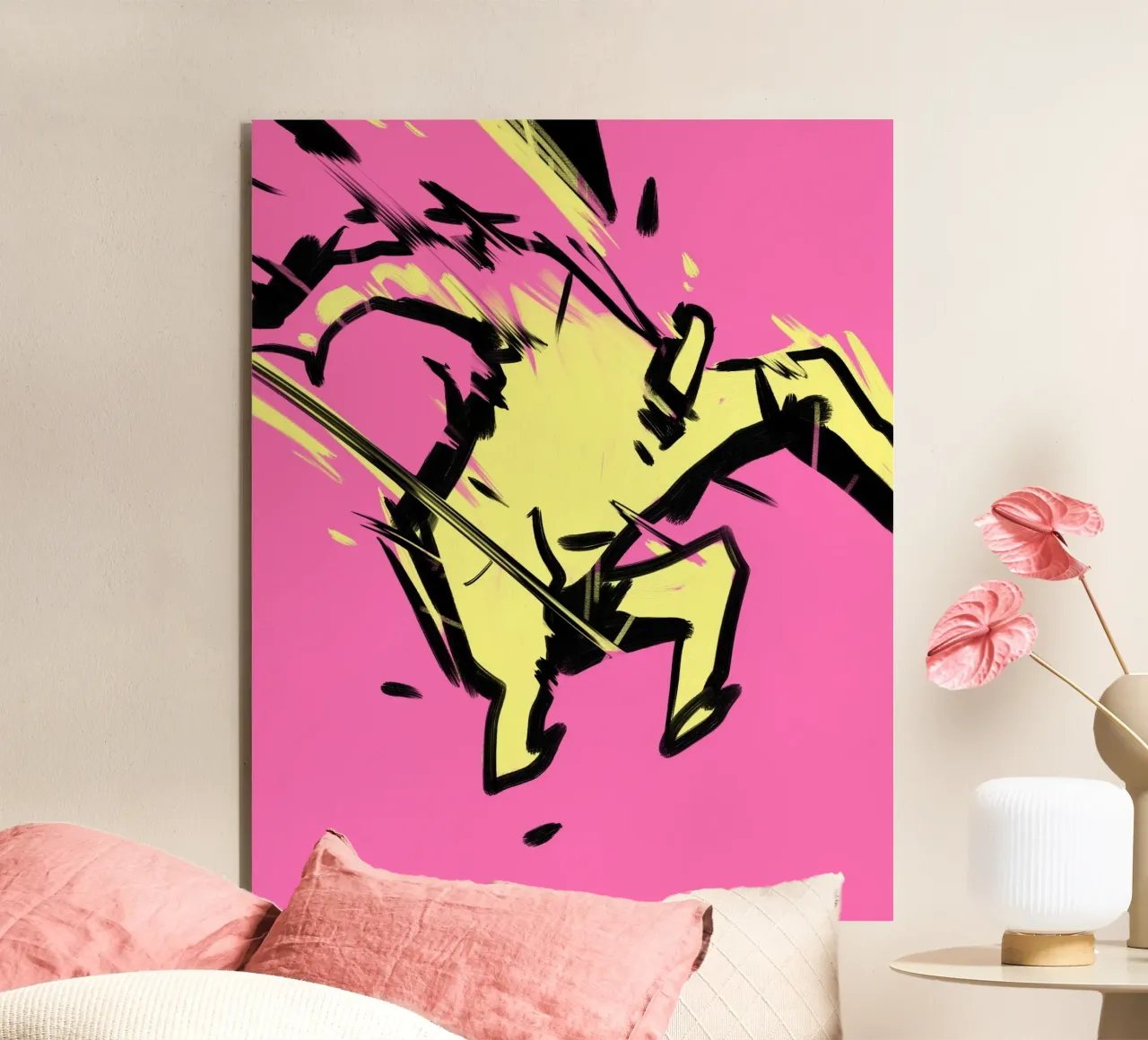 Springen Forex-Platte von Johannes Lott Illustration