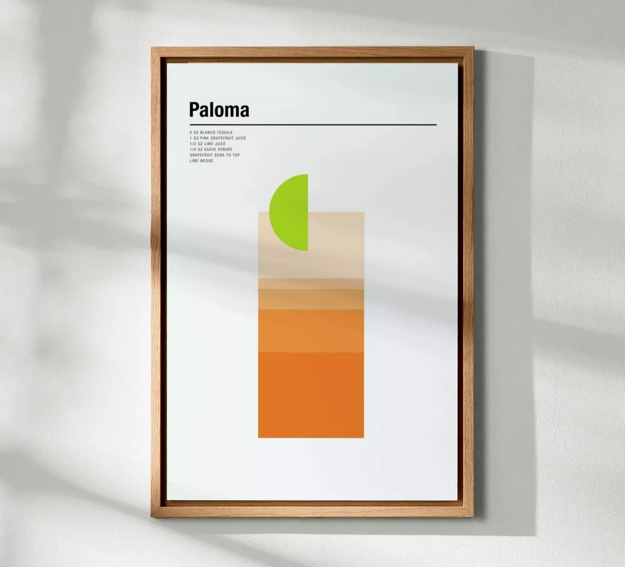 Paloma tela con Cornice a cassetta da Nick Barclay