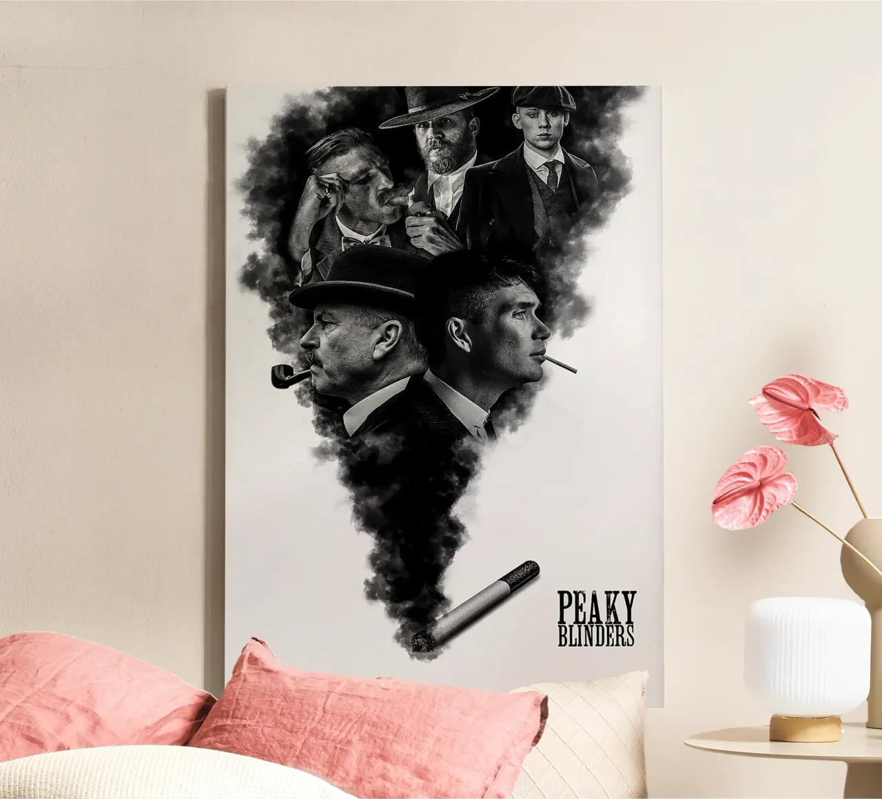 Peaky Blinders canvas met Baklijst van Attaboy Dsgn