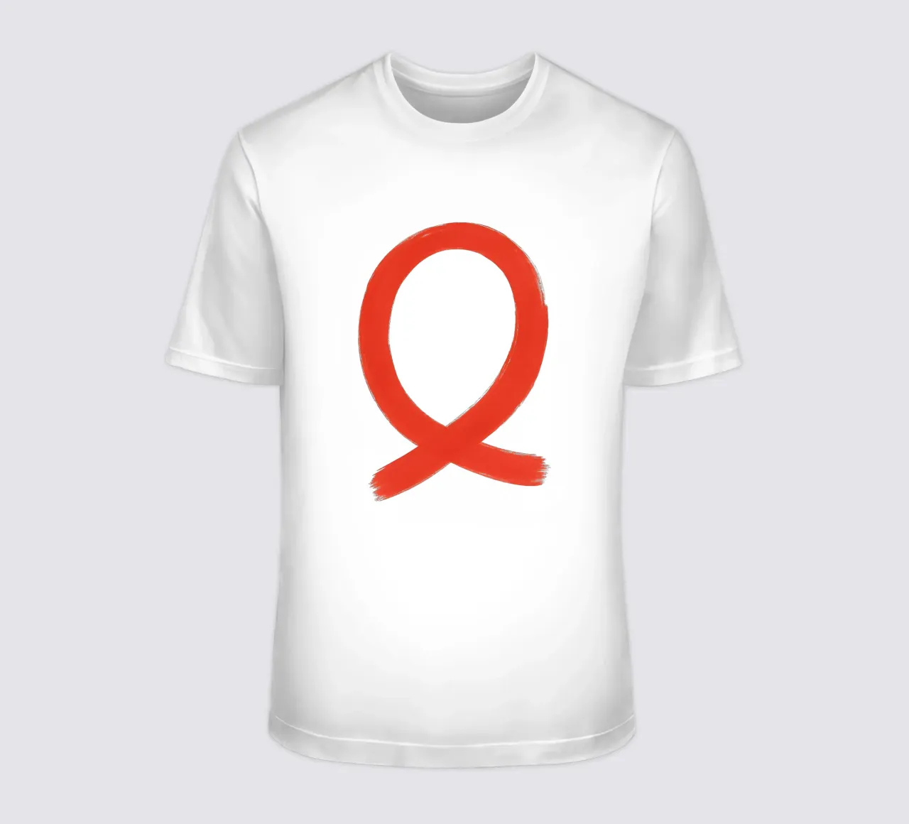 Gesture in Red t-shirt da SMPLE