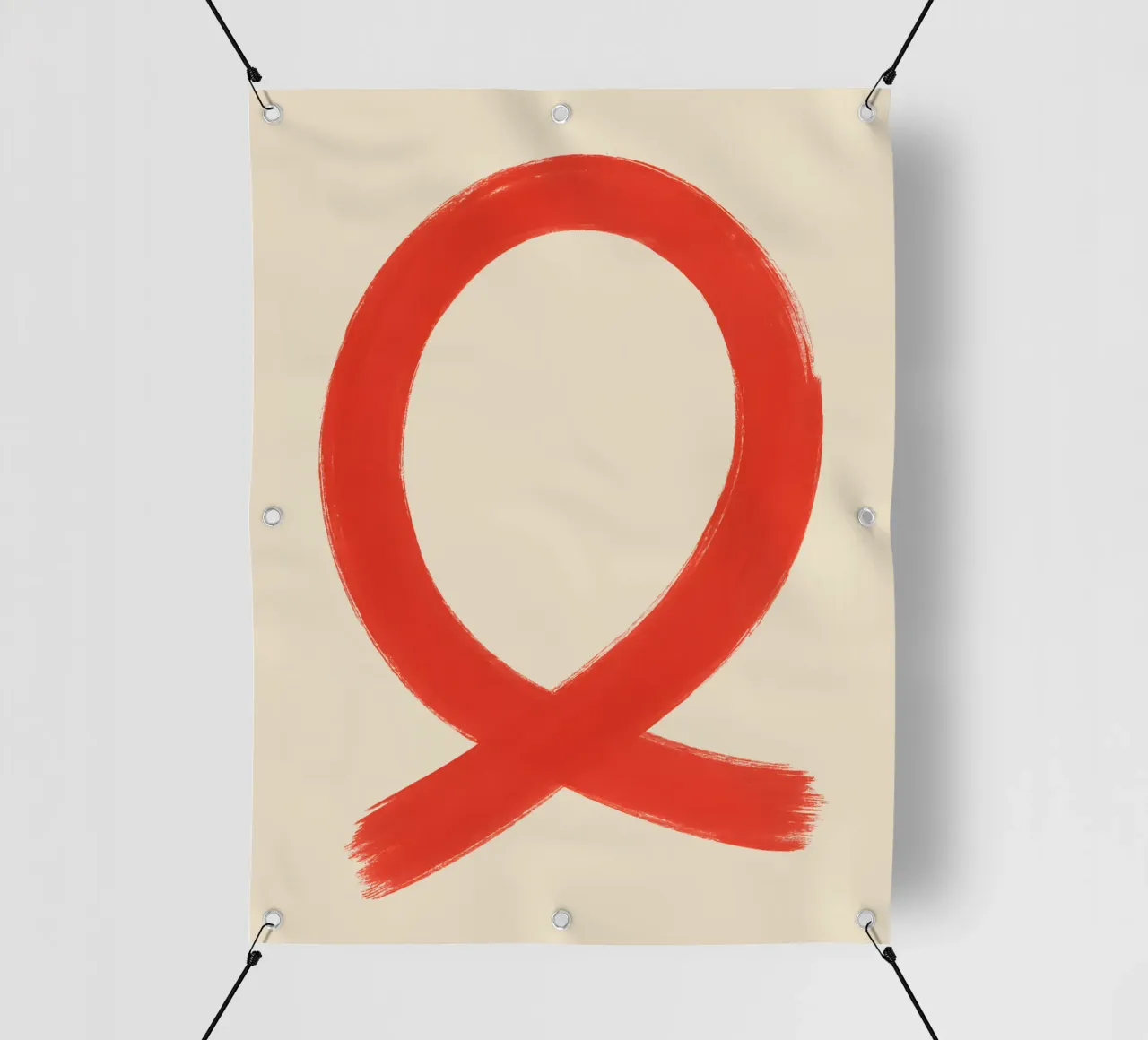 Gesture in Red telo in pvc da SMPLE