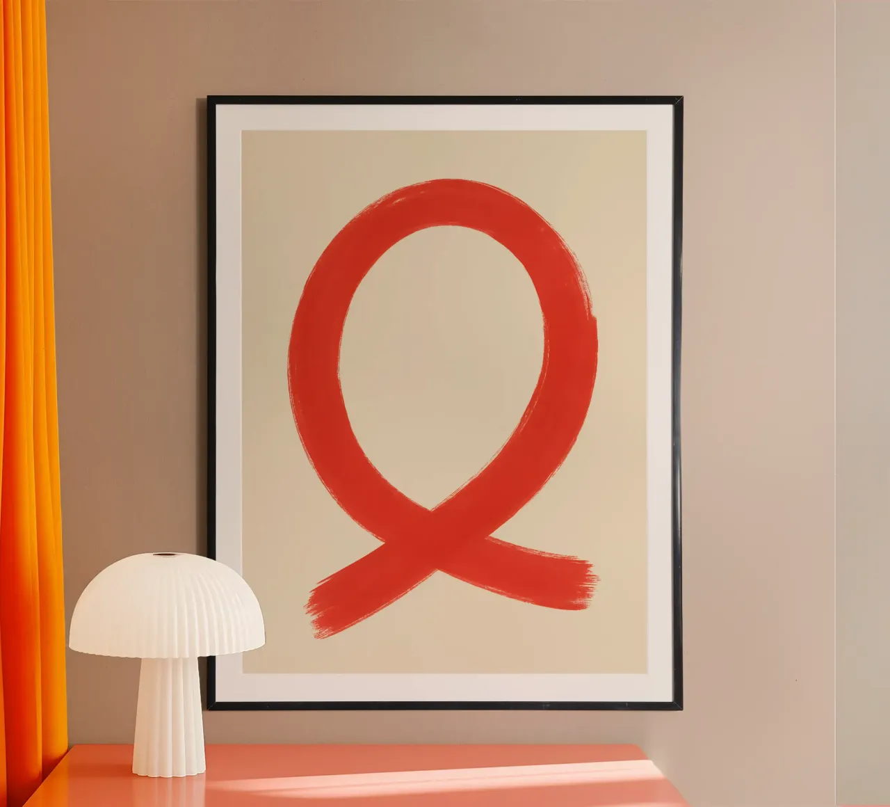 Gesture in Red carta hahnemühle da SMPLE