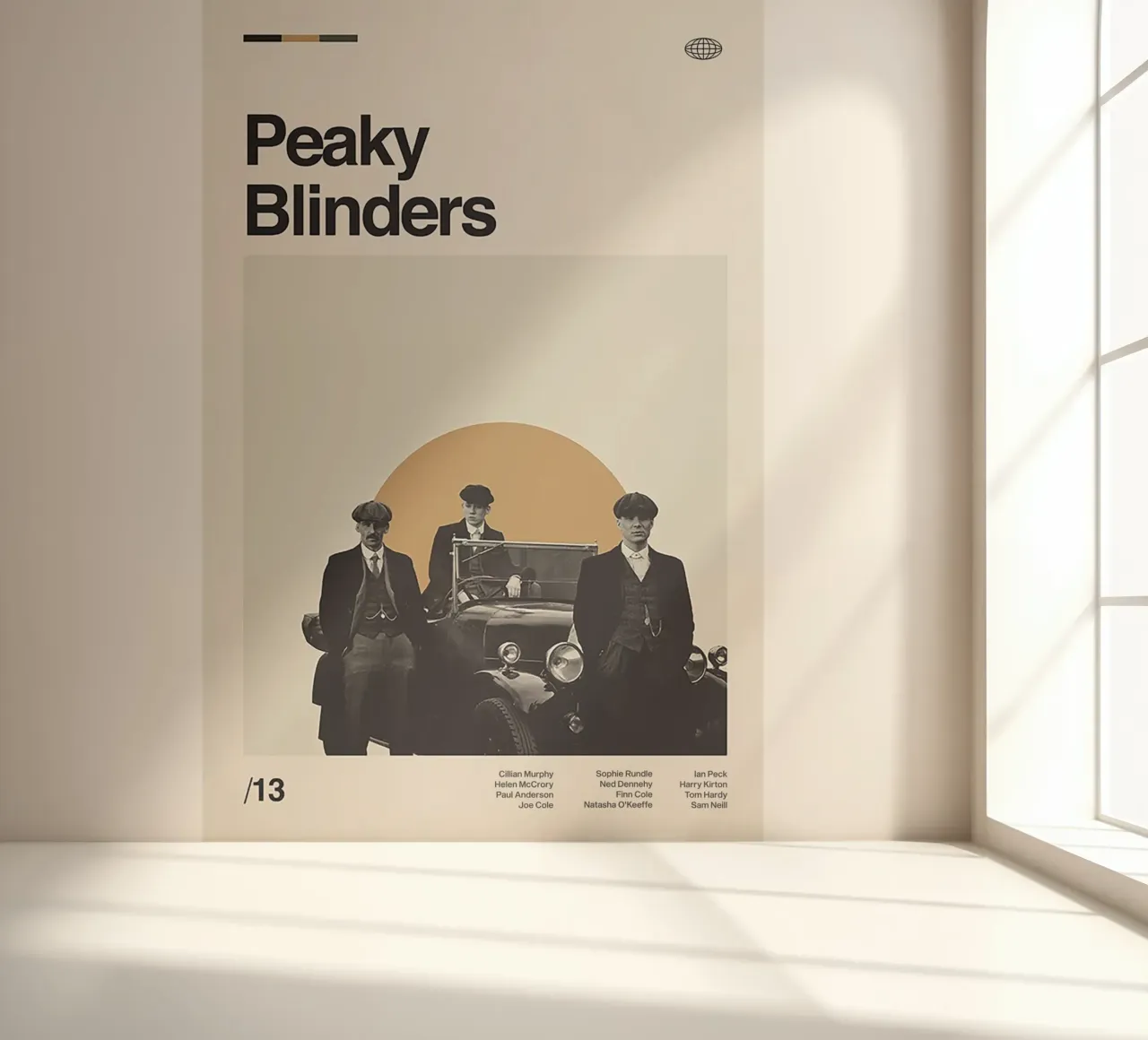 Peaky Blinders Minimal Art papier peint photo de Attaboy Dsgn