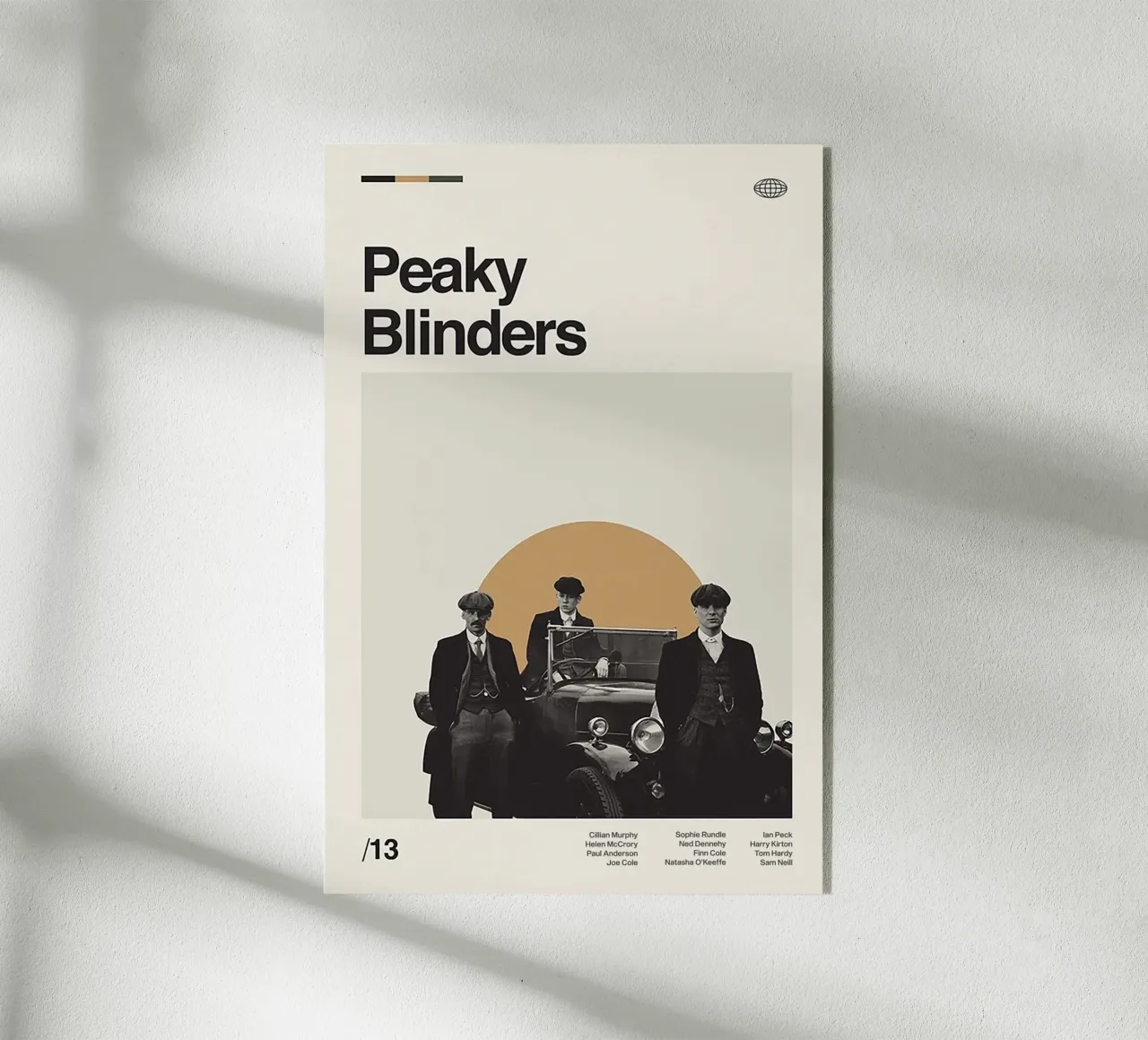 Peaky Blinders Minimal Art plexiglass da Attaboy Dsgn