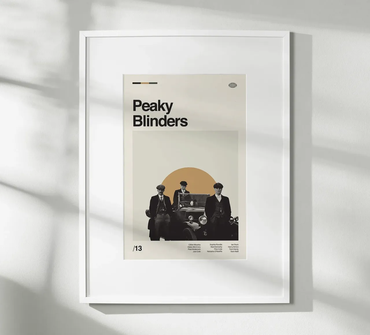 Peaky Blinders Minimal Art carta hahnemühle da Attaboy Dsgn