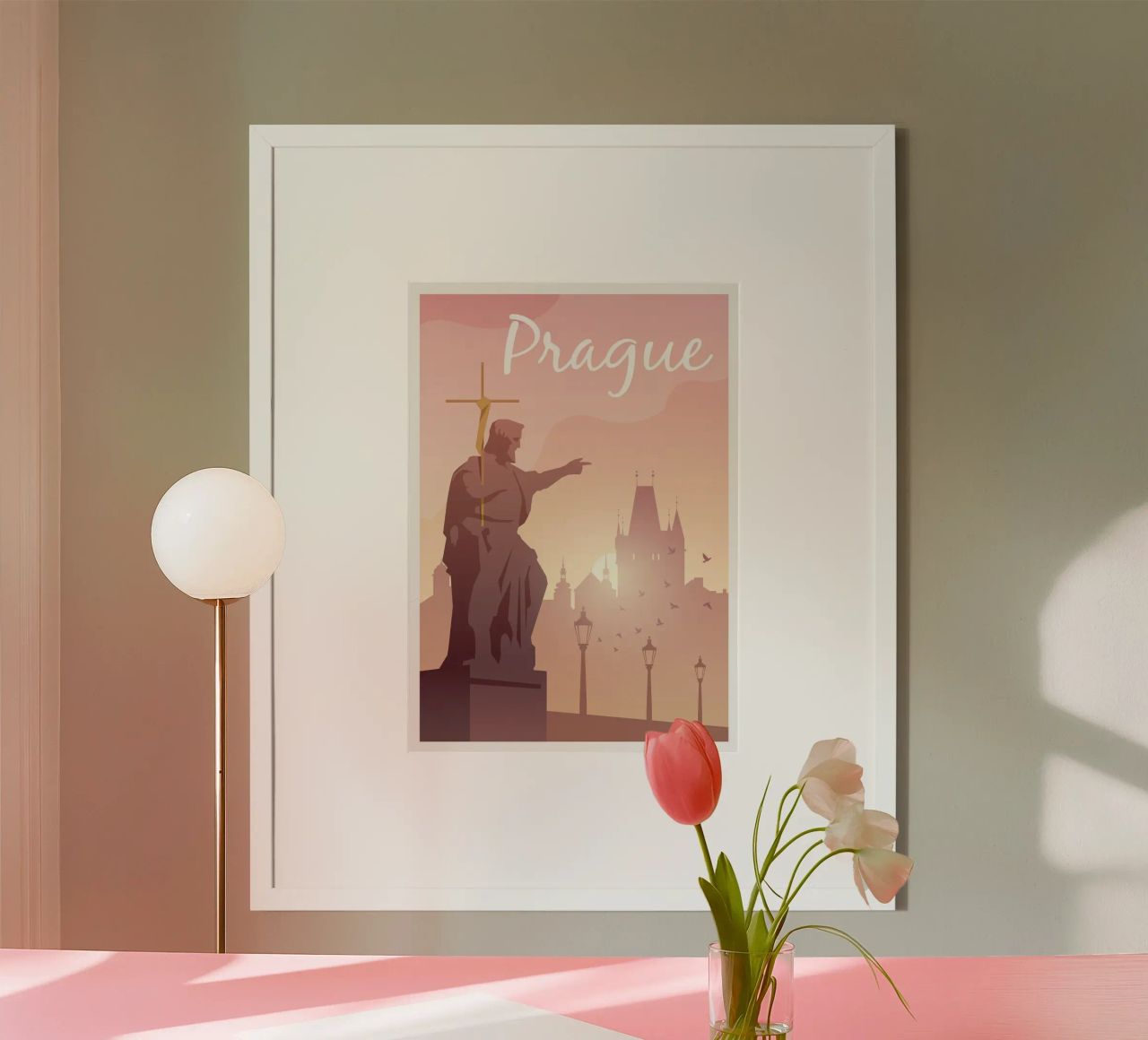 Prague, Chequia poster de Wanderlust Vibes