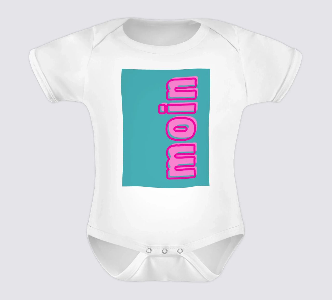 Moin Pop! body neonato maniche corte da DigiWunderwerk