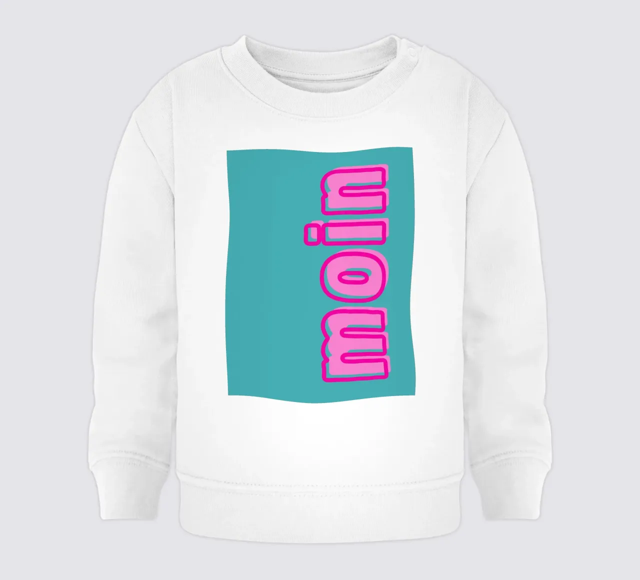 Moin Pop! Baby Sweatshirt von DigiWunderwerk