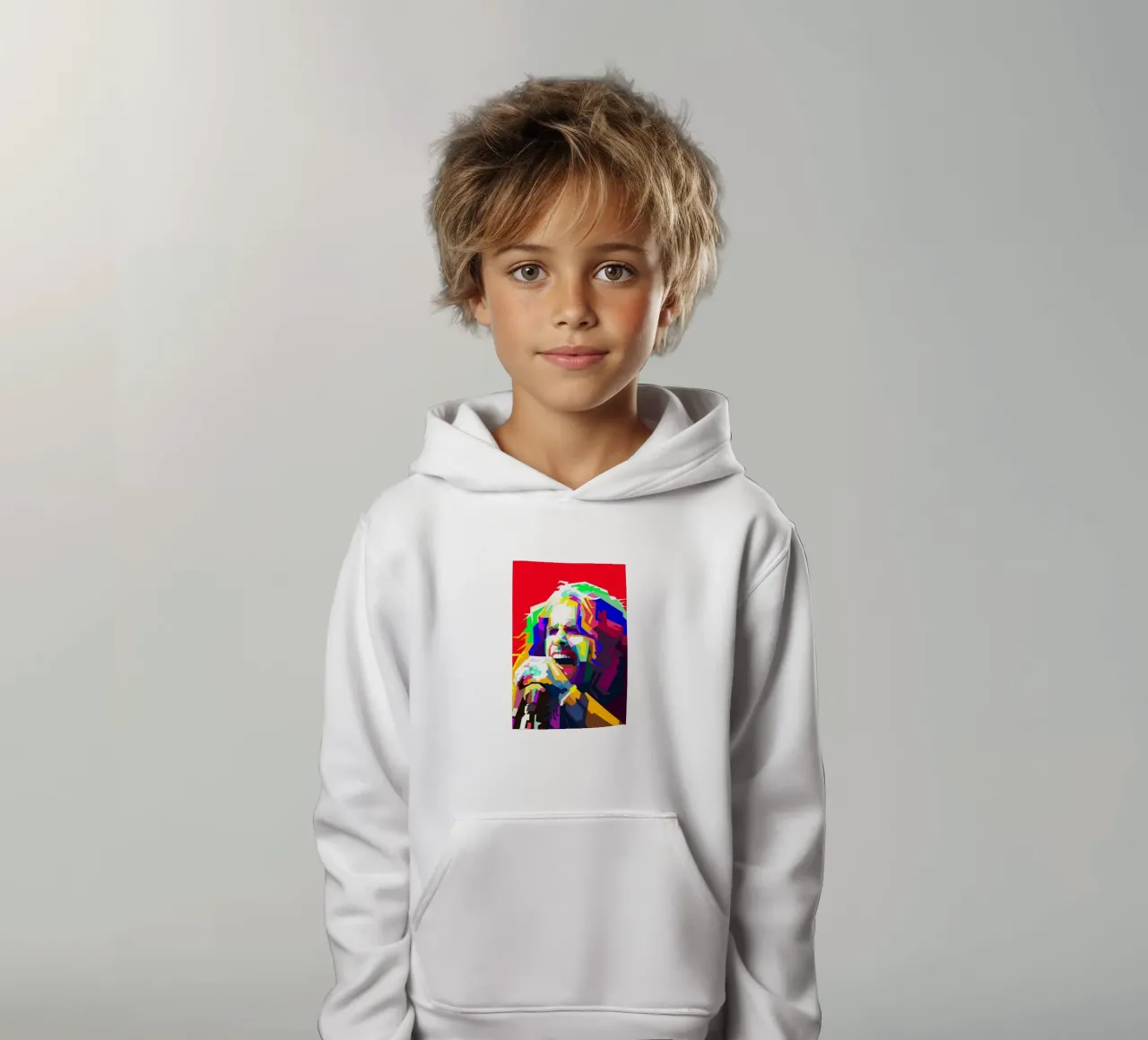 Steven Tyler Aerosmith Cantante Rock Clásico WPAP Style Illust sudadera con capucha para niño de Artkreator