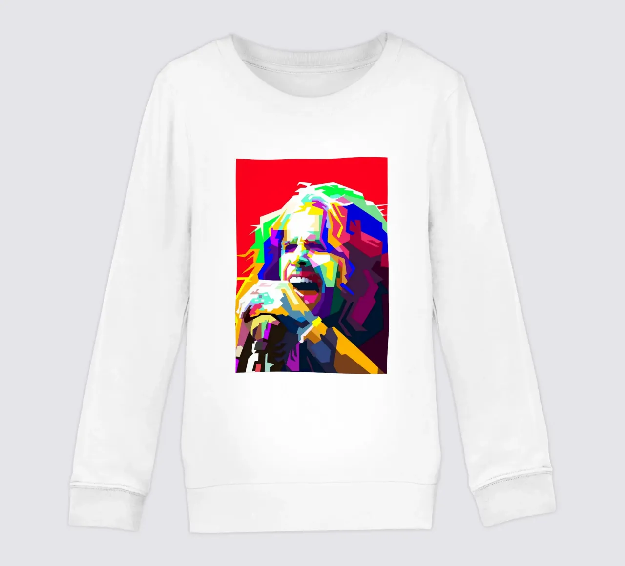 Steven Tyler Aerosmith Cantante Rock Clásico WPAP Style Illust sudadera para niño de Artkreator