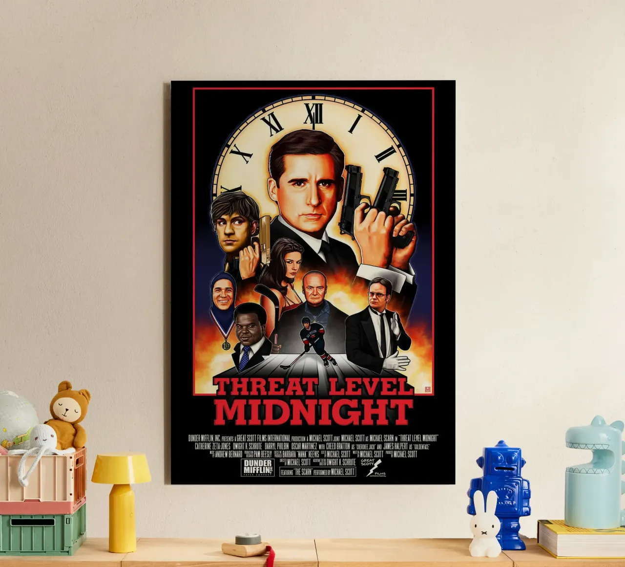 Threat Level Midnight alluminio dibond da Attaboy Dsgn