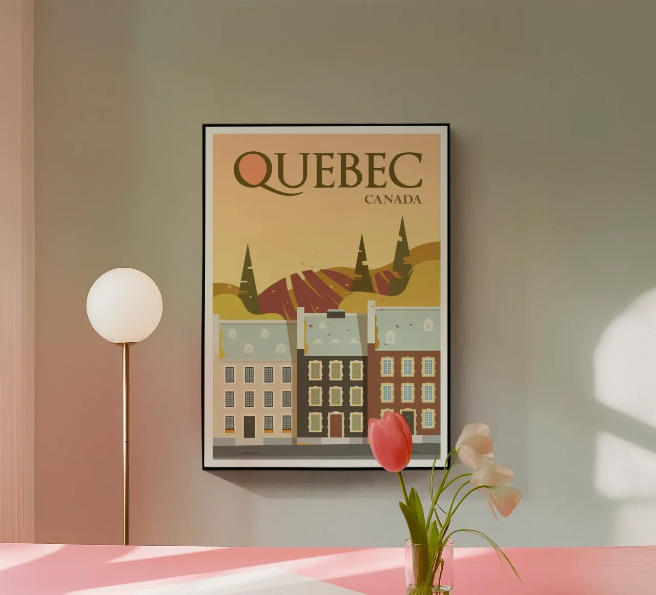 Québec, Canada plexiglass da Wanderlust Vibes