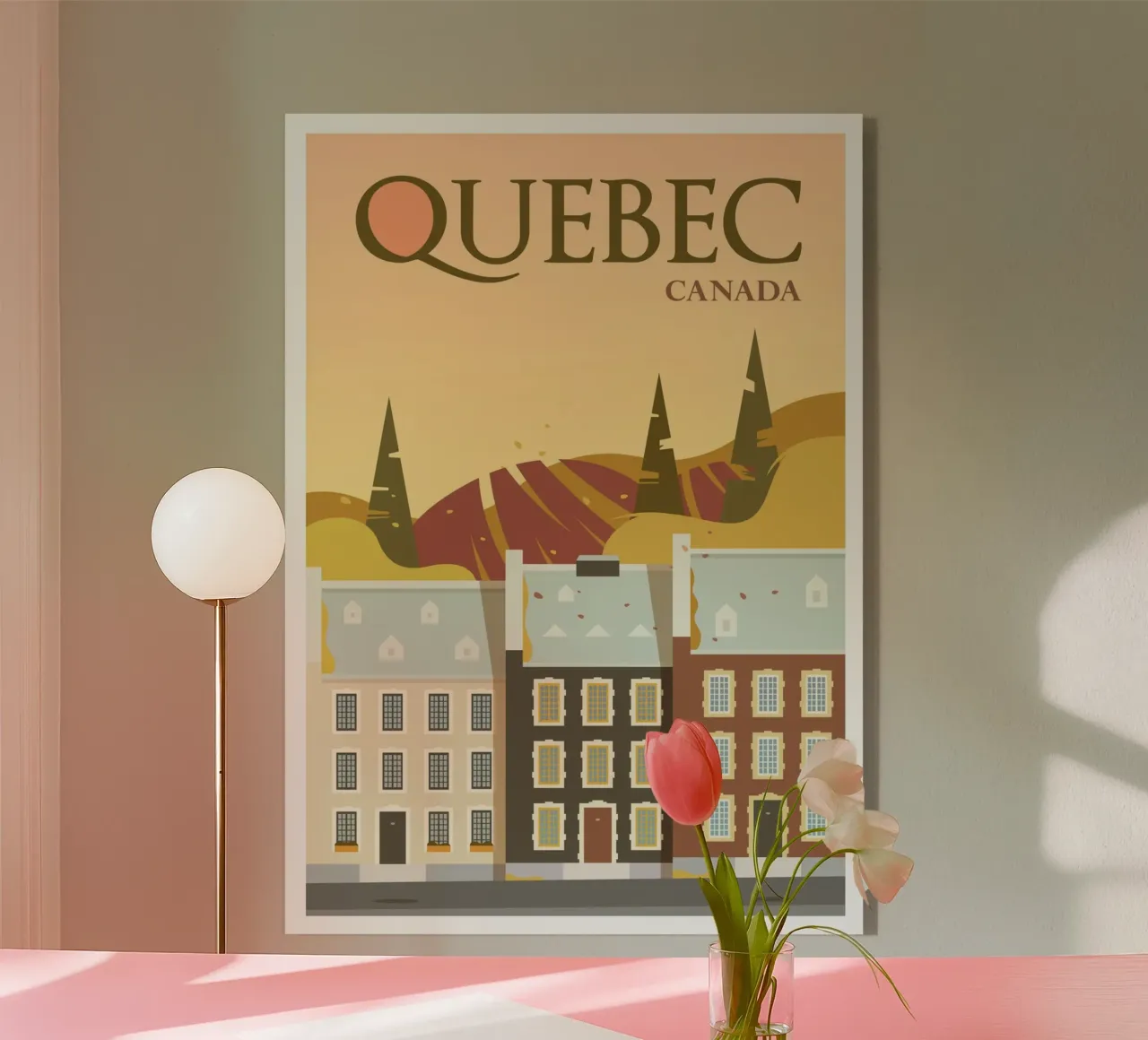 Québec, Canada plexiglass da Wanderlust Vibes