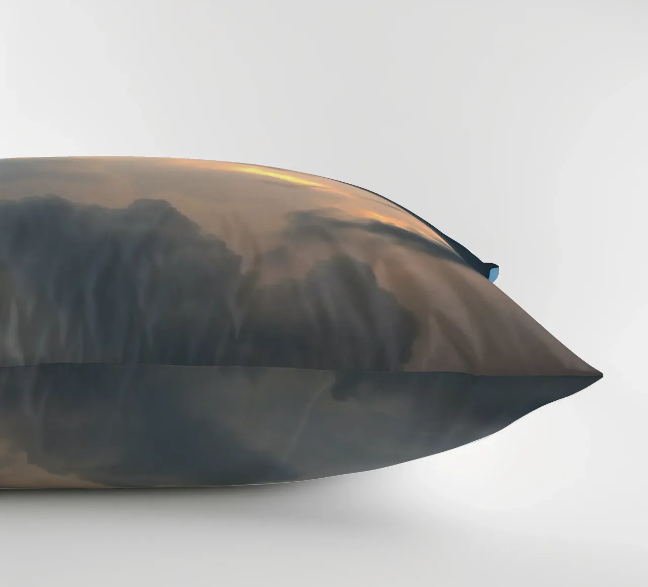 Dramatic cloud formations with hints of blue sky decorative cushion by DesignDoodle