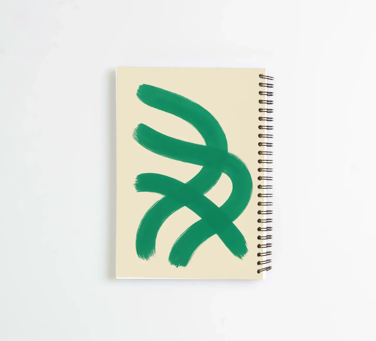Mouvement vert carnet à spirale de SMPLE