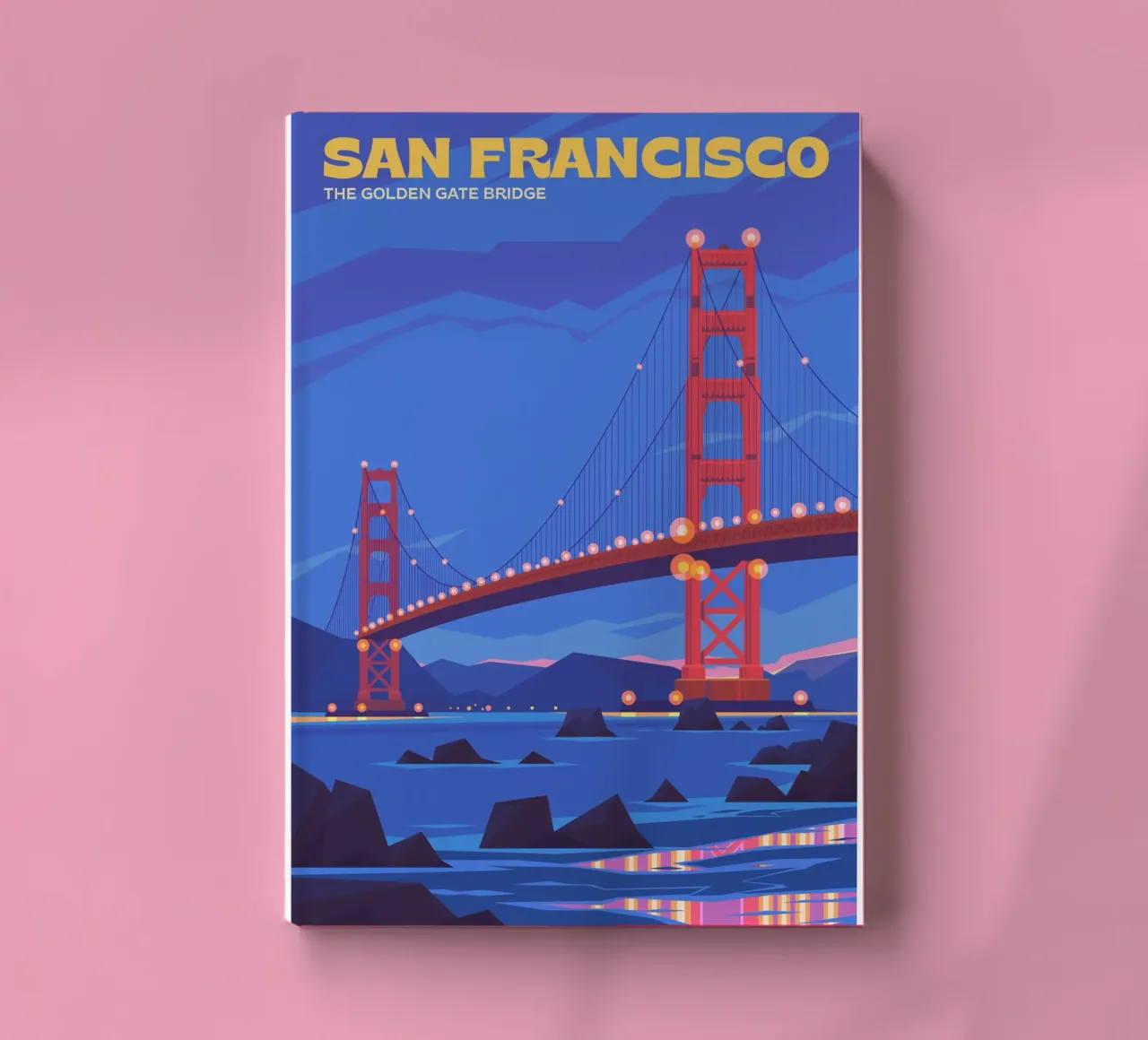 San Francisco, Californië notitieboek van Wanderlust Vibes