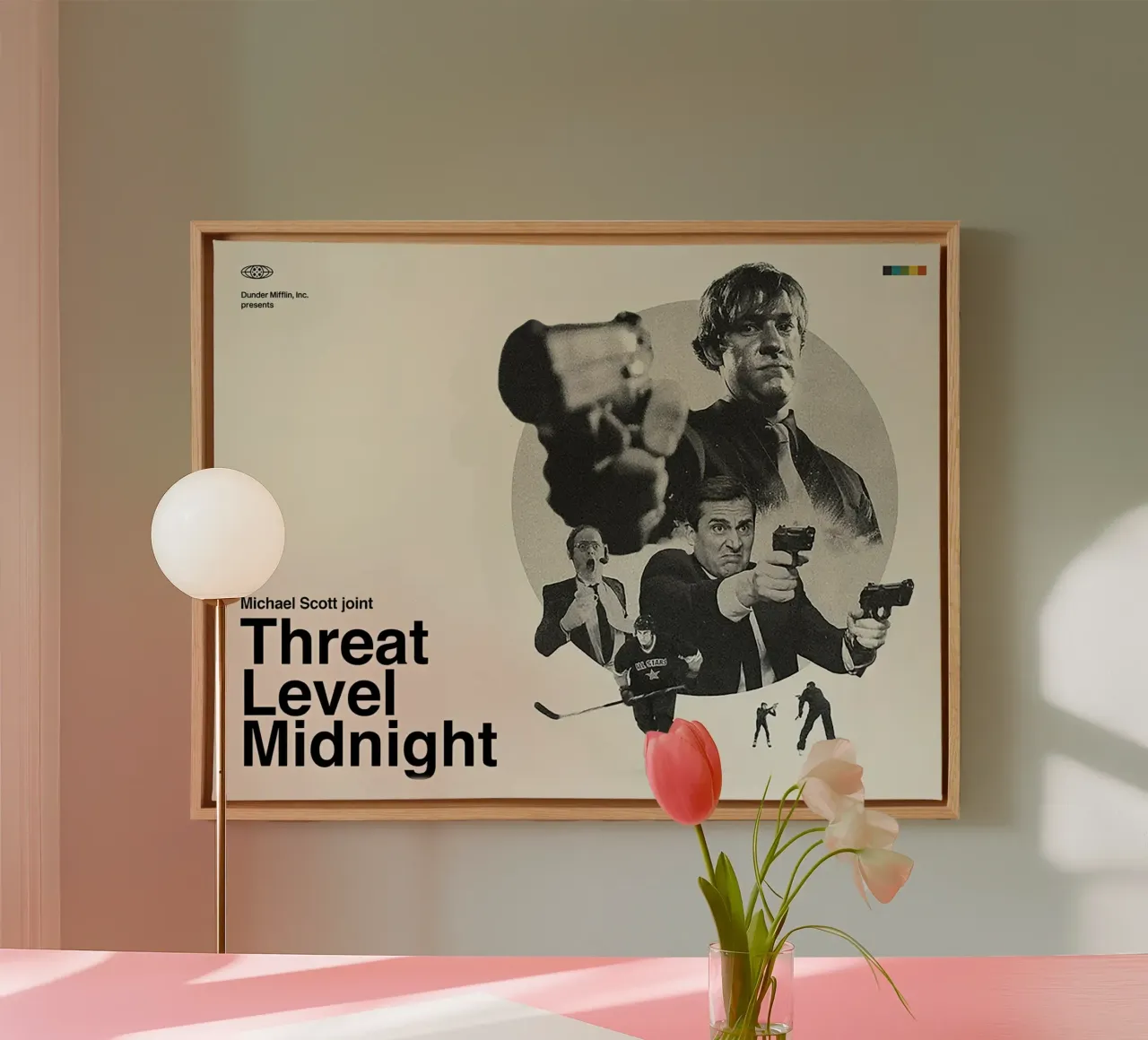 Threat Level Midnight tela con Cornice a cassetta da Attaboy Dsgn