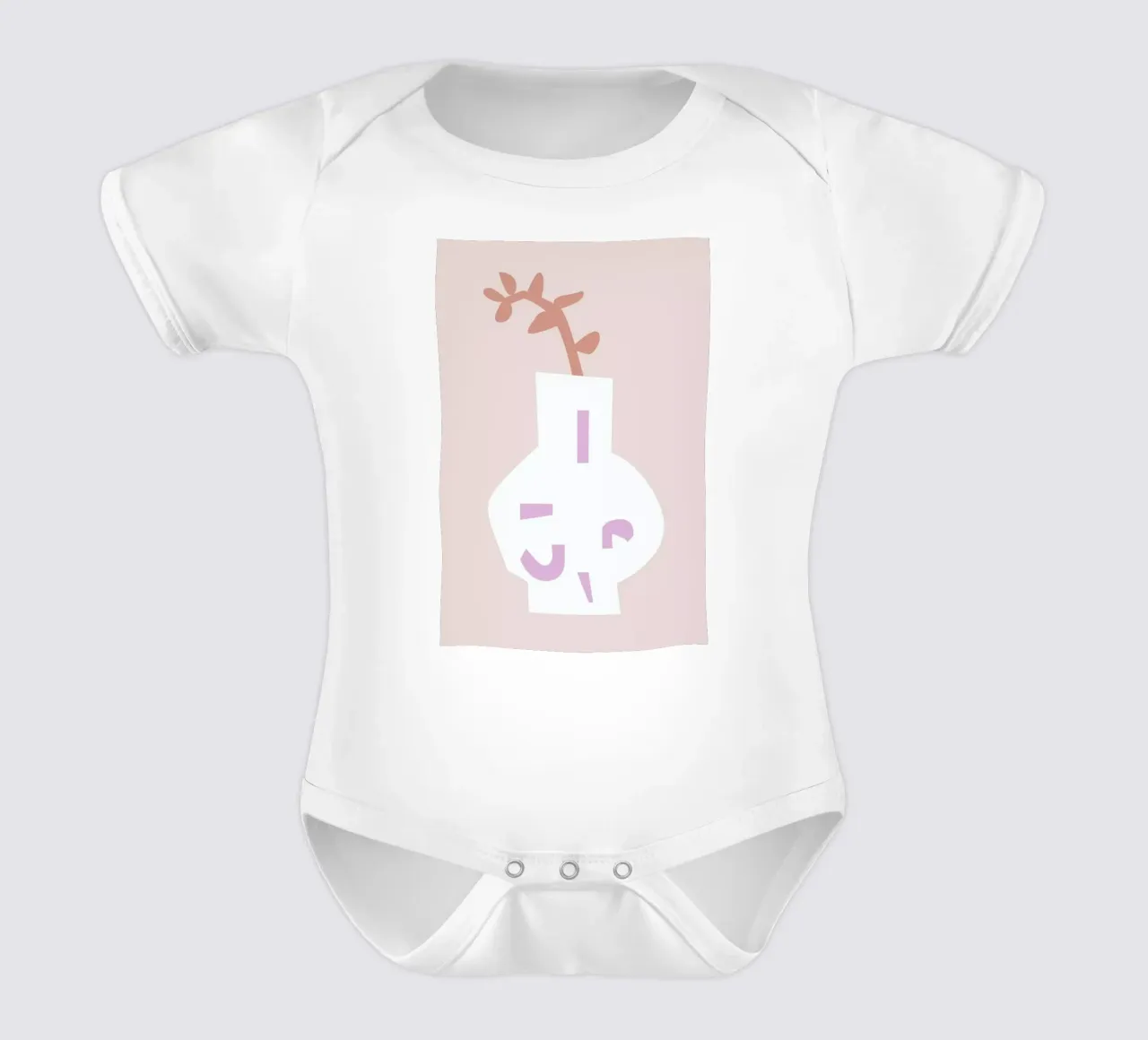 Blomma body neonato maniche corte da Helena Ravenne