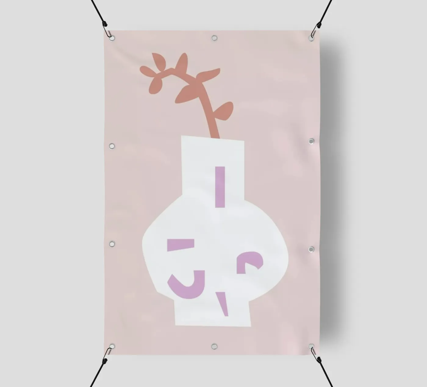 Blomma telo in pvc da Helena Ravenne