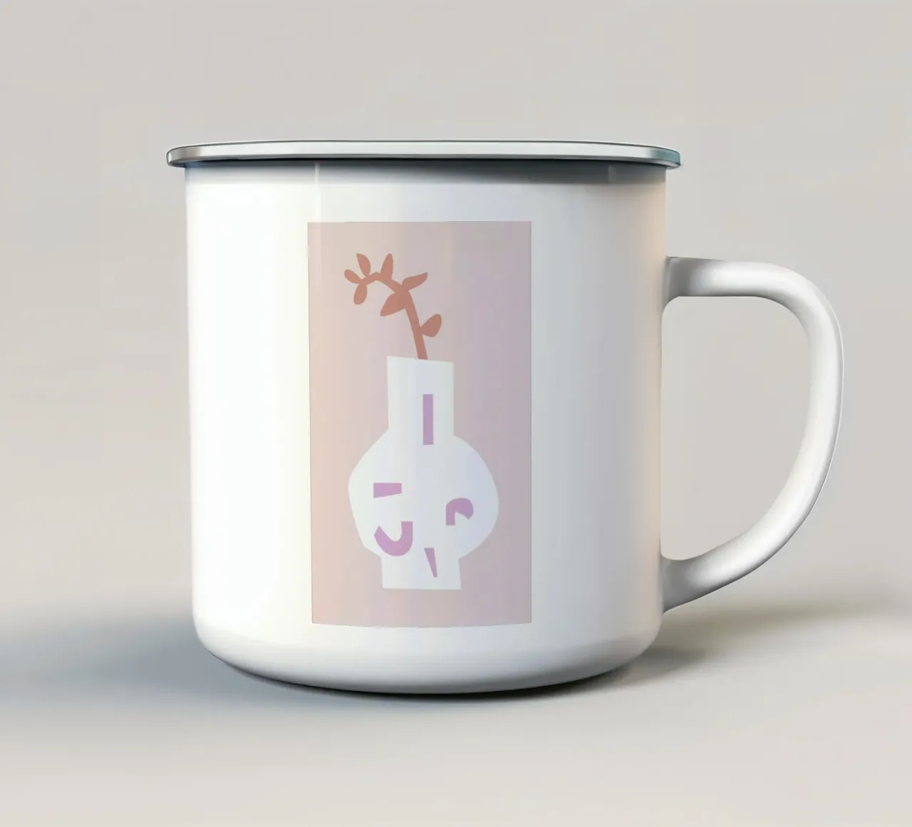 Blomma tazza in smalto da Helena Ravenne