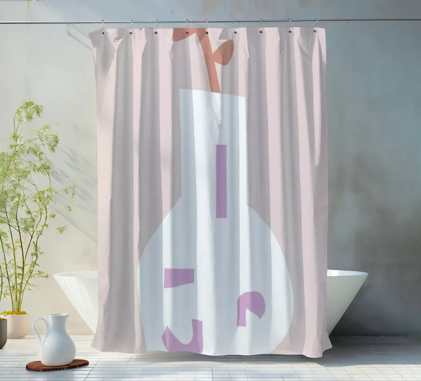 Blomma Duschvorhang von Helena Ravenne