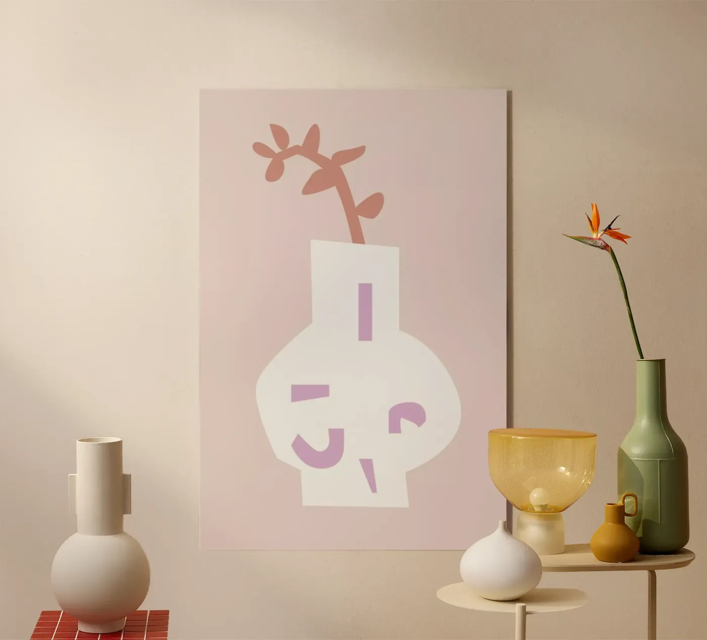 Blomma Acryl-Glas von Helena Ravenne