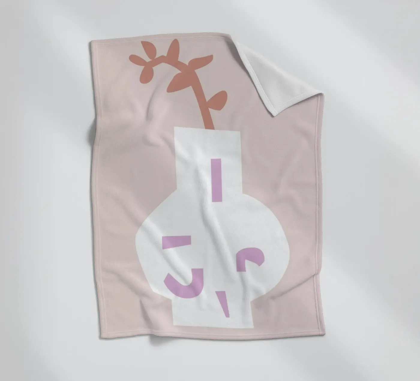 Blomma coperta in pile da Helena Ravenne